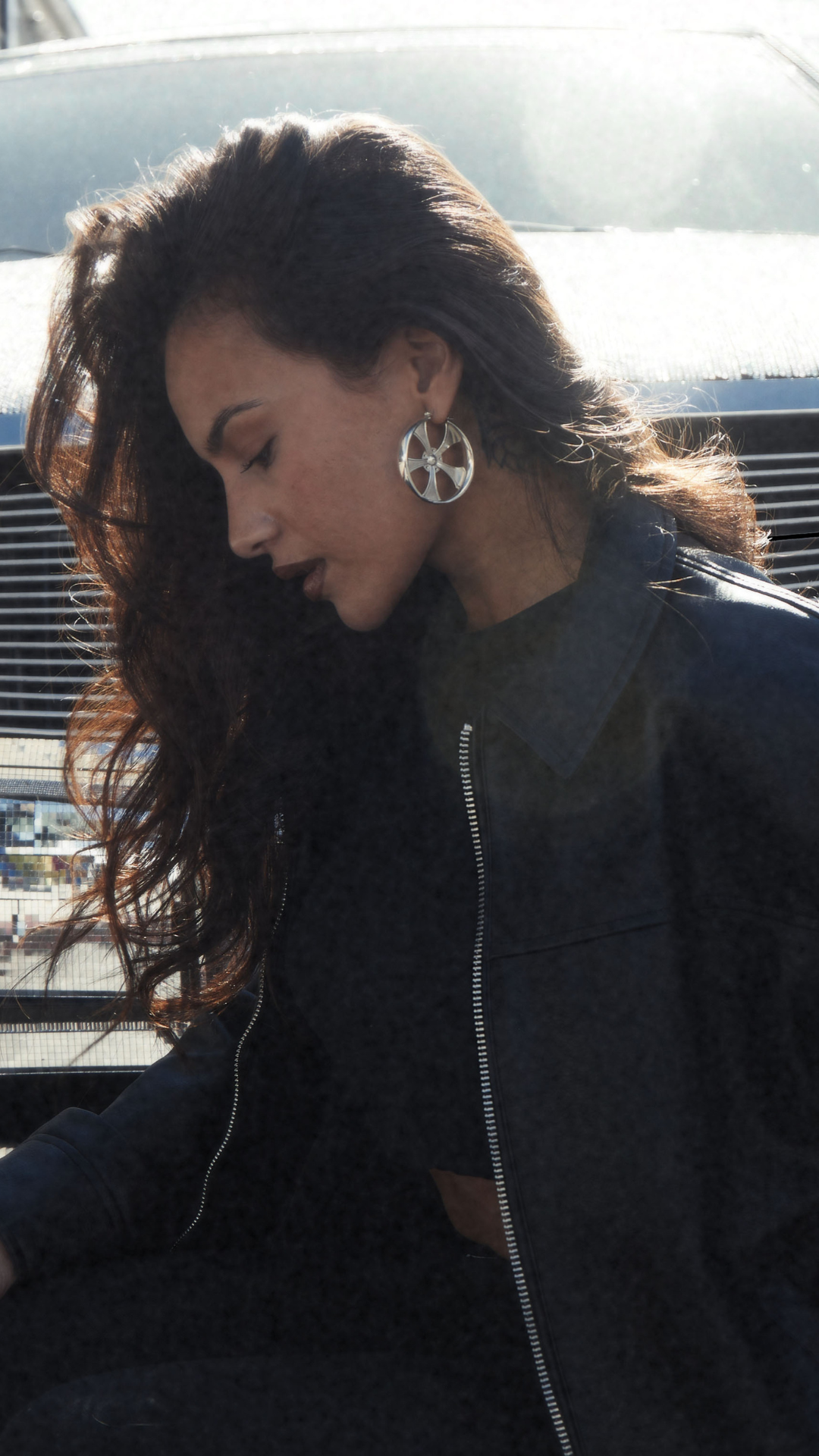 Rim Hoop Earrings - Medium